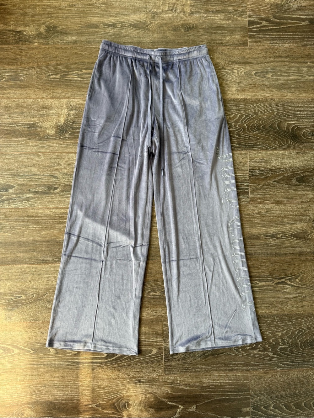 Juicy Couture velour Wide-Leg Drawstring Sleepwear pants